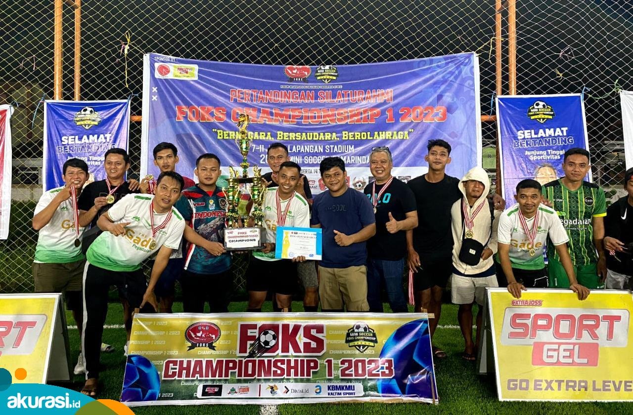 Turnamen FOKS Champioship Usai, Pegadaian FC Sabet Gelar Juara