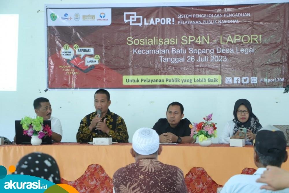 Sosialisasi SP4N-LAPOR!, Diskominfo Kaltim Masuk Desa
