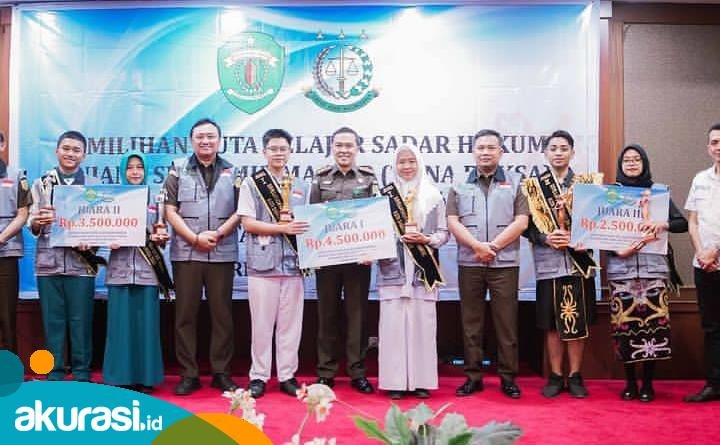 Duta Pelajar Sadar Hukum, MAN 2 Samarinda Raih Juara