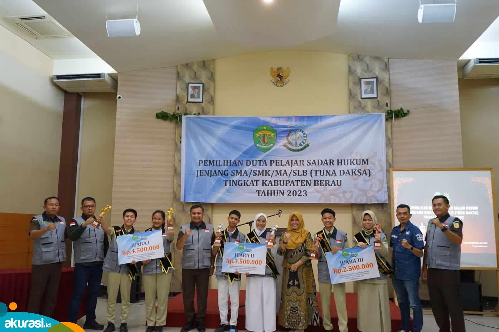 Duta Pelajar Sadar Hukum di Berau, Kolaborasi Disdikbud dan Kejati Kaltim