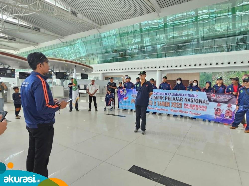 AHK Lepas Kontingen Kaltim ke Pekan Paralimpik Pelajar Nasional 2023: Jangan Menyerah Sebelum Berusaha