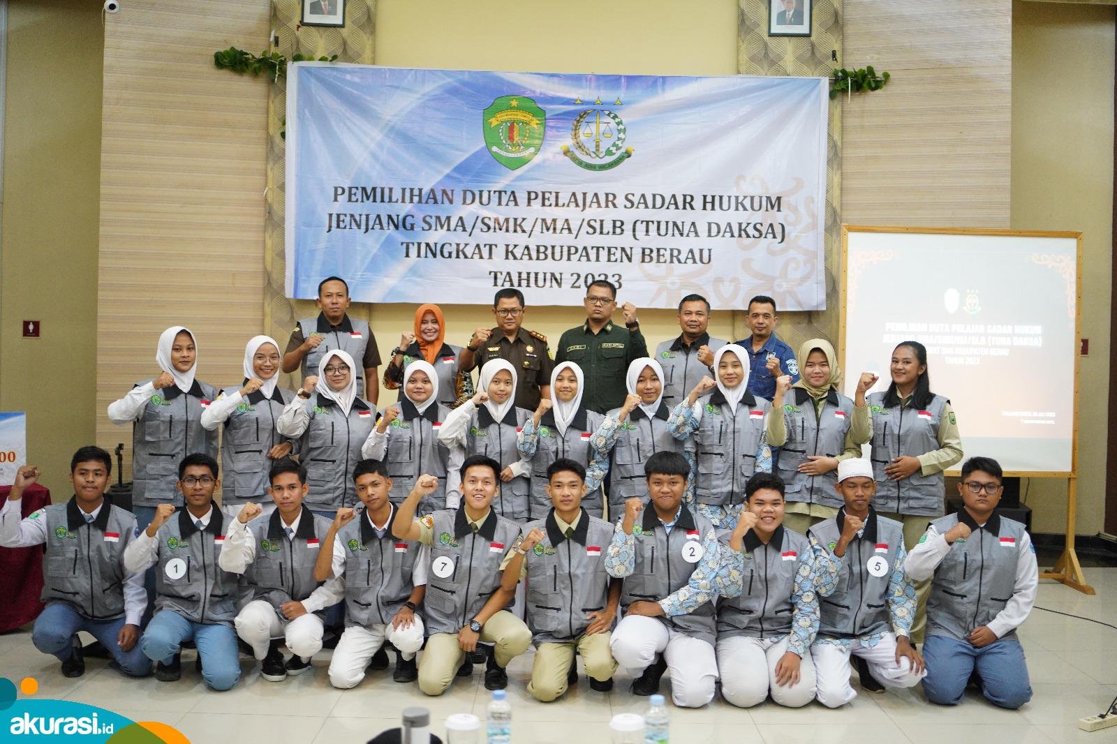 Pemiihan Duta Pelajar Sadar Hukum Jaring Pelajar Berprestasi di Kabupaten Berau