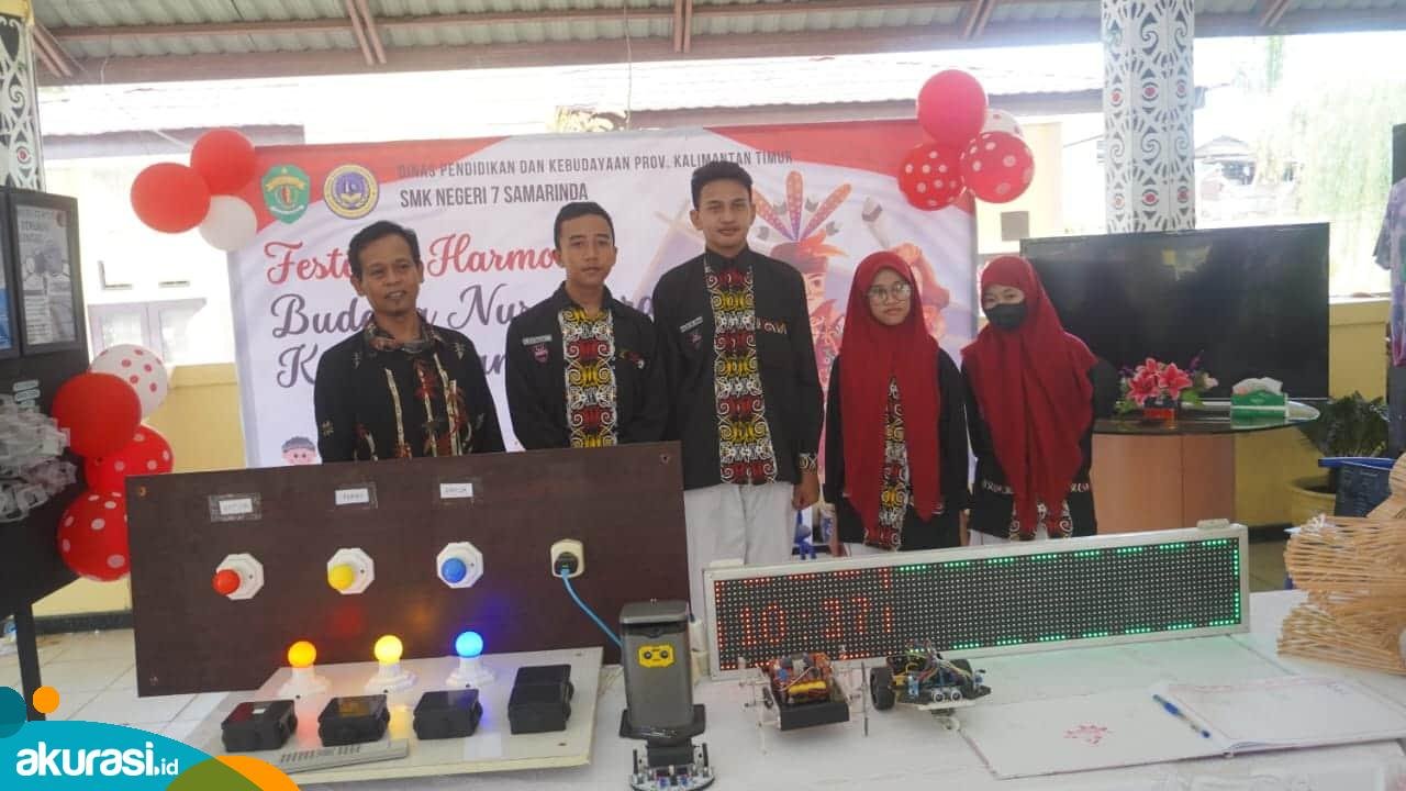 SMKN 7 Samarinda Pamerkan Hasil Karya Siswa di Festival Harmoni Budaya