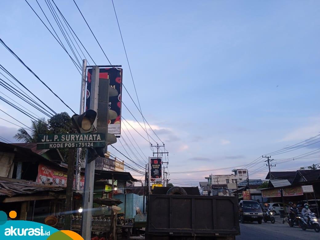 Jalan Pangeran Suryanata Samarinda Ditutup Dua Minggu