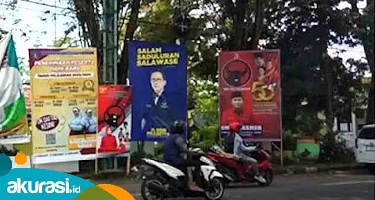 Satpol PP Kaltim Bakal Tertibkan Spanduk Kampanye Politik