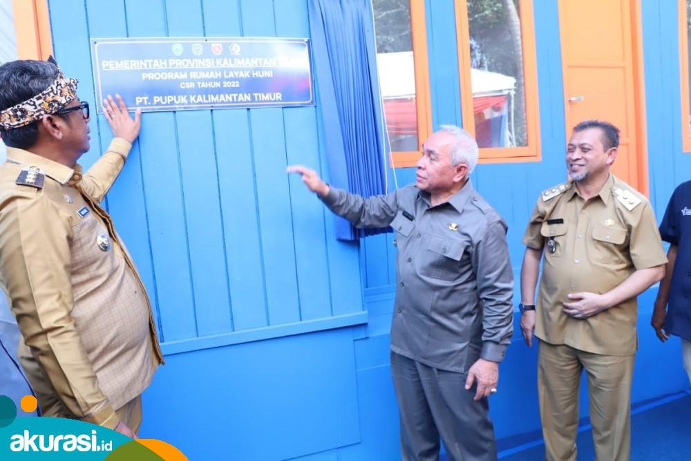 Gubernur Kaltim Serahkan 18 RLH untuk Warga Bontang