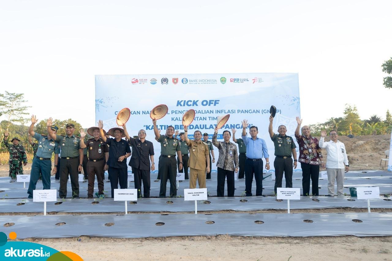 Launching Kick-off GNPIP, Kaltim Perkuat Upaya Pengendalian Inflasi