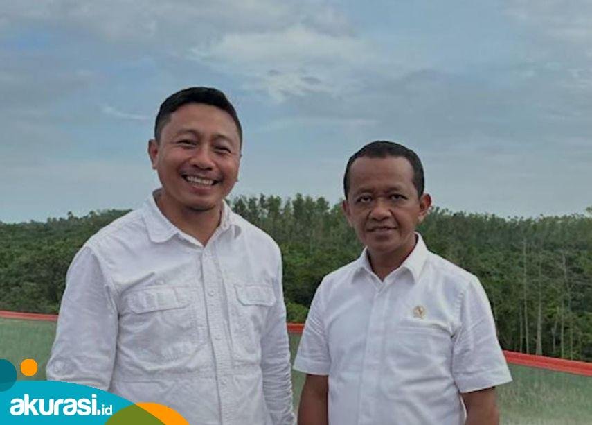 Rombongan Kementerian InvestasiBKPM dan DPMPTSP Pantau Progres Pembangunan IKN
