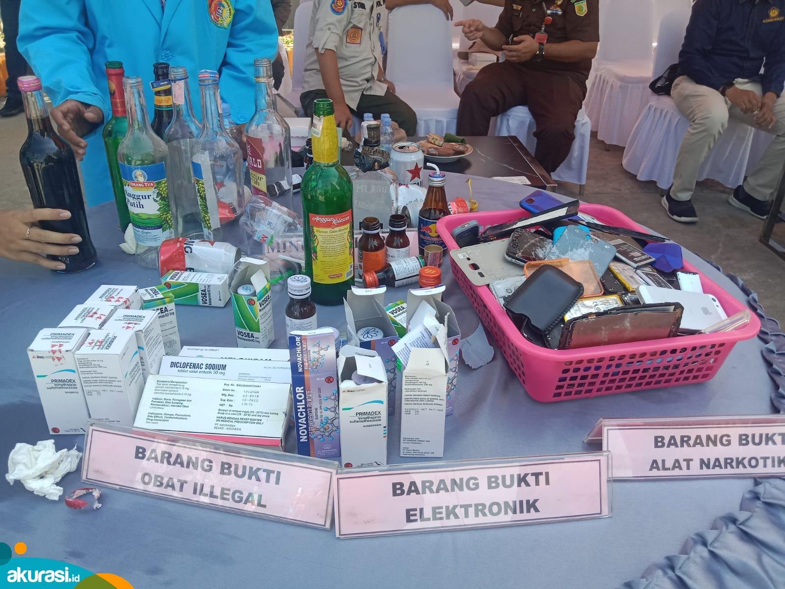 Semester Pertama 2023, Kejari Samarinda Musnahkan Ratusan Poket Sabu