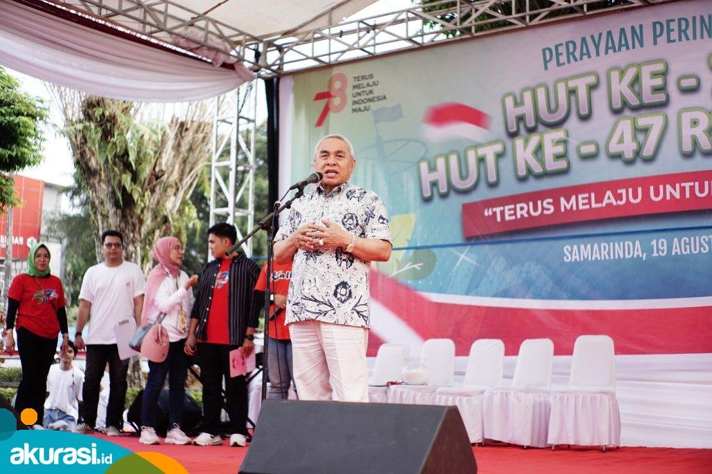 Hadiri Ulang Tahun RSUD AWS ke-47, Gubernur Isran Noor Pamit