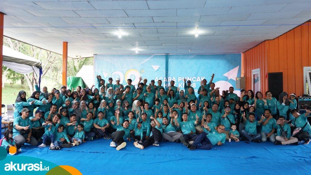 Diguyur Hujan, Puncak Hari Jadi ke-28 PT KDM Tetap Meriah