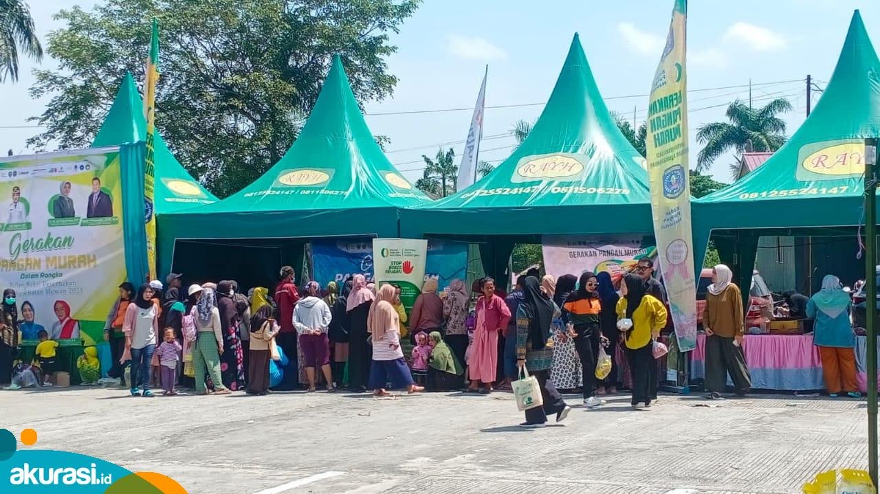 Program Pasar Murah Diminati Warga, Hanya Hitungan Jam 1.000 Paket Beras Ludes