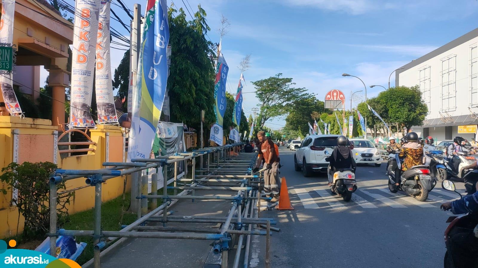 3 Ribu Peserta Ramaikan Bontang City Carnival, Kursi Penonton Sudah Dirakit