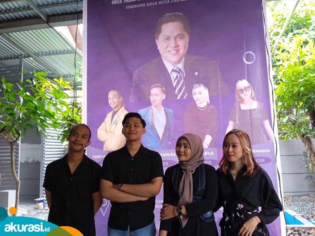 Generasi Muda Samarinda Deklarasikan Dukung Untuk Erick Thohir Sebagai Cawapres