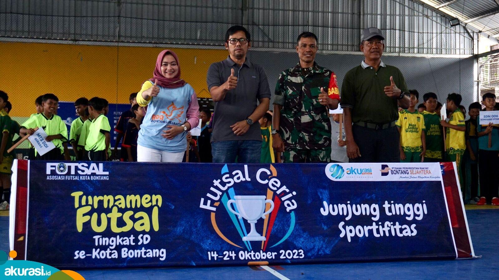 HUT ke-14, BPR Bontang Sejahtera Adakan Turnamen Futsal Tingkat SD