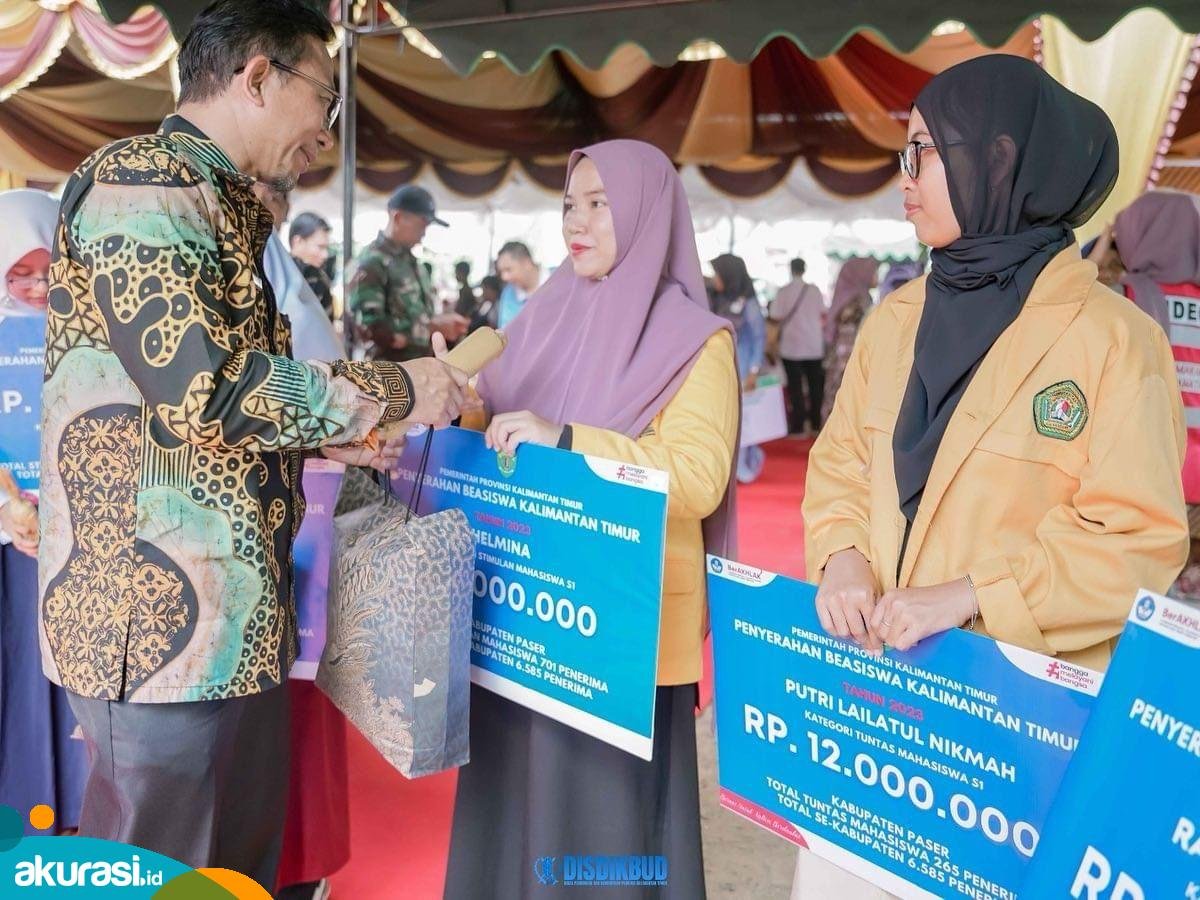 6.585 Anak Paser Terima Beasiswa Kaltim, Total Capai Rp22,4 Miliar