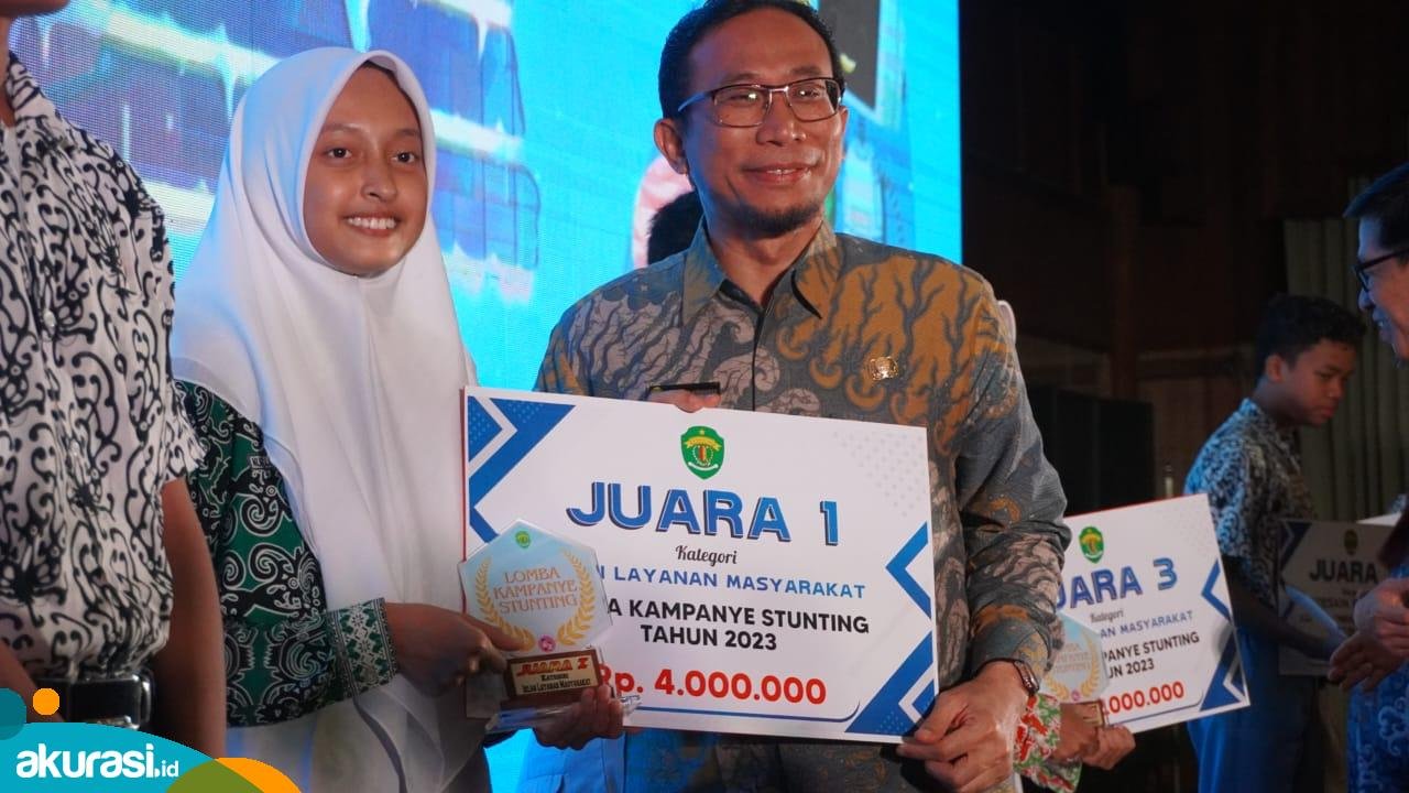 SMA 10 Samarinda Sabet Juara 1 Kategori Layanan Iklan Masyarakat Lomba Kampanye Stunting