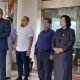 Wabup Kutim Kasmidi Bulang beri sambutan sebelum melepas keberangkatan kontingen Pesparawi Kutim. (ist)