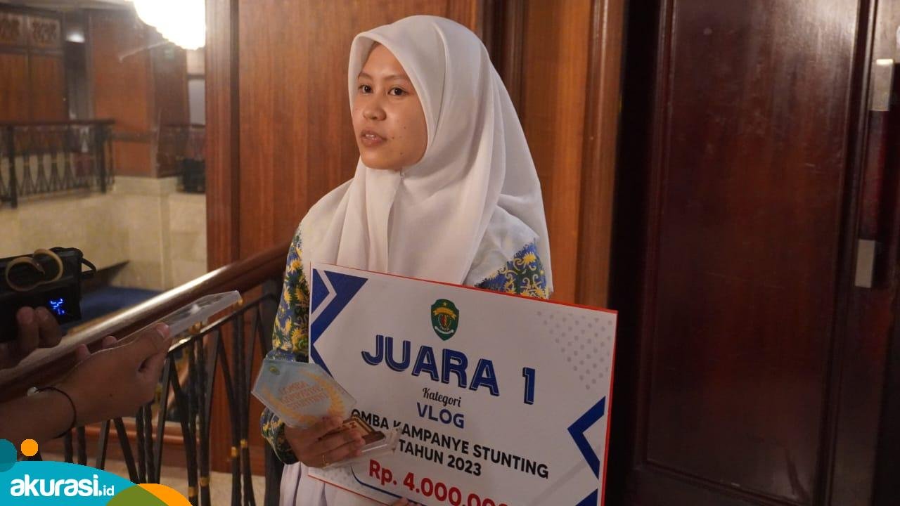 Juara 1 Kategori Vlog Lomba Kampanye Stunting Diraih SMA Negeri 1 Sendawar