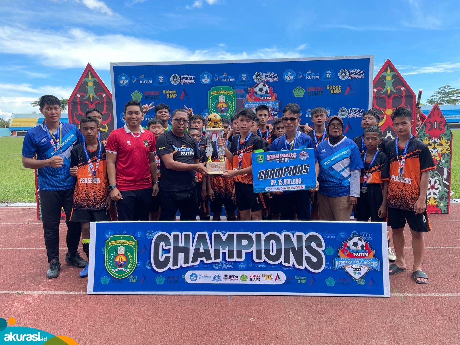 Ciptakan Bibit Unggul, Disdikbud Kutim Gelar Festival Sepak Bola Merdeka Belajar Cup 2023
