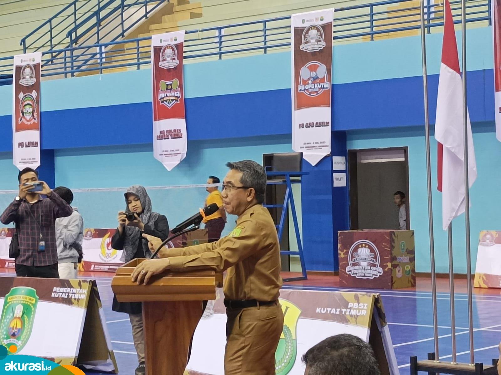 Ciptakan Bibit Unggul, Pemkab Kutim Gelar Open Tournament Bulu Tangkis Bupati Cup 2023.