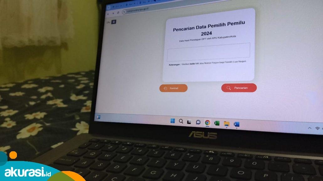 Masyarakat Bisa Cek DPT dan TPS Secara Online, Begini Caranya!
