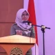 Kepala Dinas Pangan Tanaman Pangan dan Hortikultura Siti Farisyah Yana ketika berbicara hilirisasi pisang di Kaltim. (Instagram dispantphkaltim)