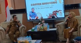 Pemprov Kaltim gandeng media dengan menggelar gelar Coffee Morning. (Yasinta Erikania Daniartie/Akurasi.id)