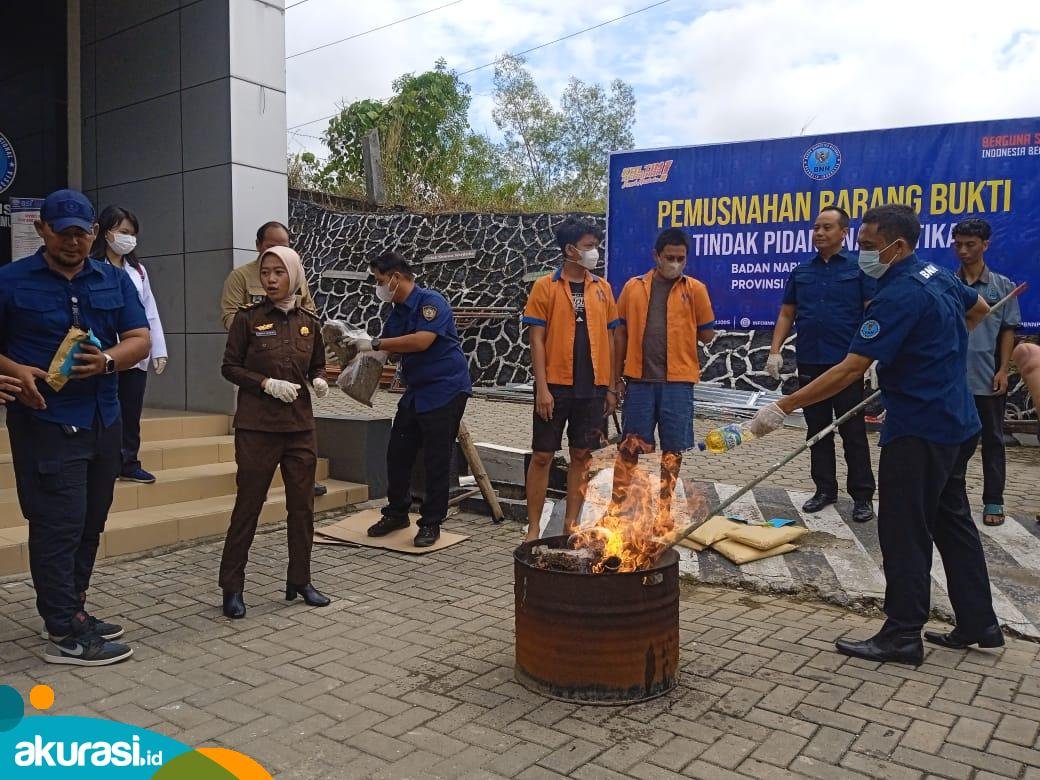 BNNP Kaltim Sita 1,6 Kg Ganja Dari Sumut, Pelaku Kirim via Ekspedisi J&T