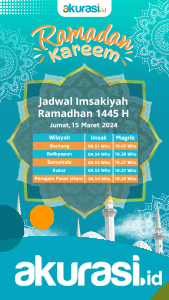 Jadwal Imsakiyah dan berbuka bulan Ramadhan 15 Maret 2024