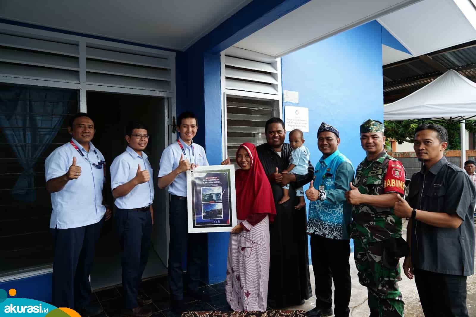 Melalui Program Bedah Rumah, Badak LNG Renovasi 2 Rumah di Bontang Selatan