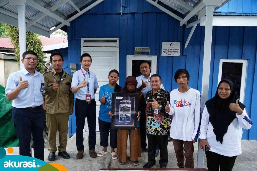 Melalui Program Bedah Rumah, Badak LNG Renovasi 2 Rumah di Bontang Selatan