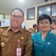 Bupati Penajam Paser Utara (PPU) Makmur Marbun dan Ketua TP PKK Linda Romauli Siregar. (Muhammad Zulkifli/Akurasi.id).