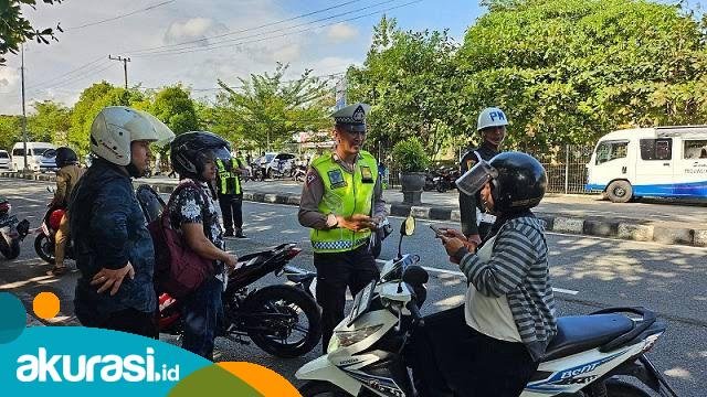Operasi Keselamatan Mahakam 2024 oleh Sat Lantas Polres Bontang. (Istimewa)