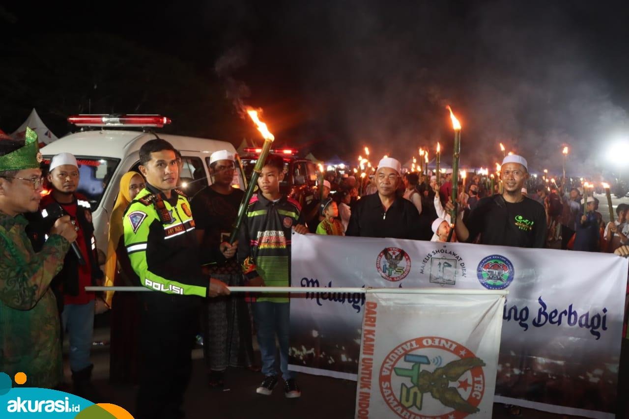 Suasana Sahur On The Road yang berlangsung di GOR Kadrie Oening Sempaja, Jalan KH Wahid Hasyim, pada Sabtu (30/3/2024). (Istimewa)