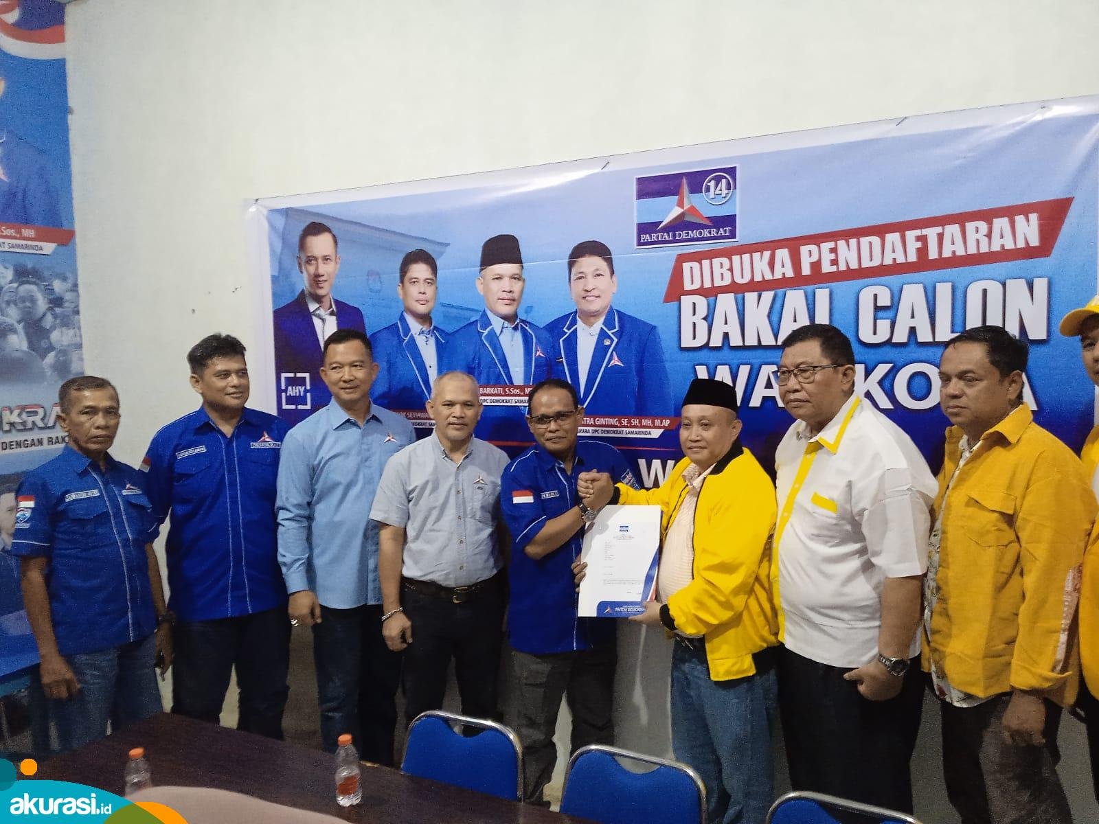 DPC Golkar - Demokrat Komitmen Berkoalisi di Pilwali Samarinda