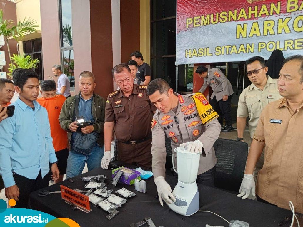 Polisi Bongkar Peredaran 1,7 Kilogram Sabu, Tiga Tersangka Diamankan
