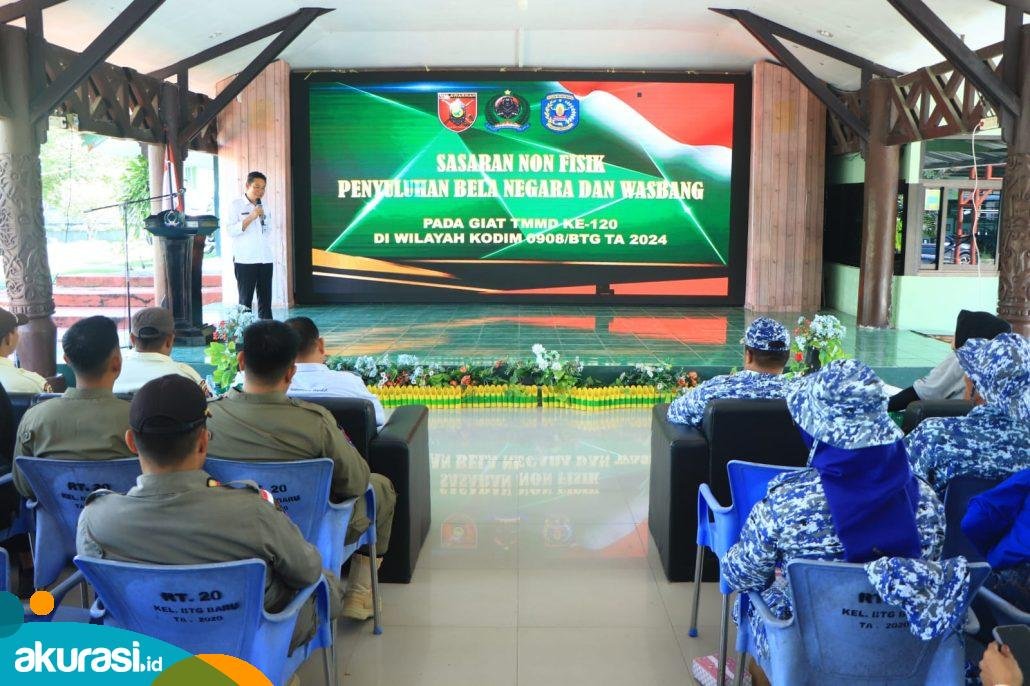 TMMD ke-120: Kodim 0908/Bontang Beri Penyuluhan Bela Negara dan Wawasan Kebangsaan
