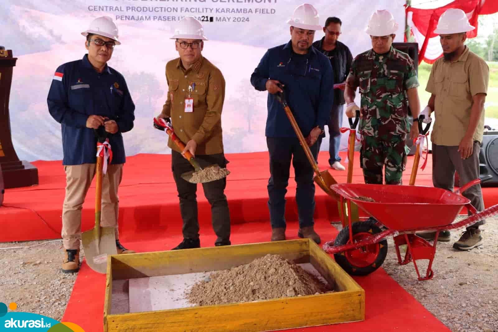 Pj Bupati PPU Groundbreaking PT Indosino di Buluminung