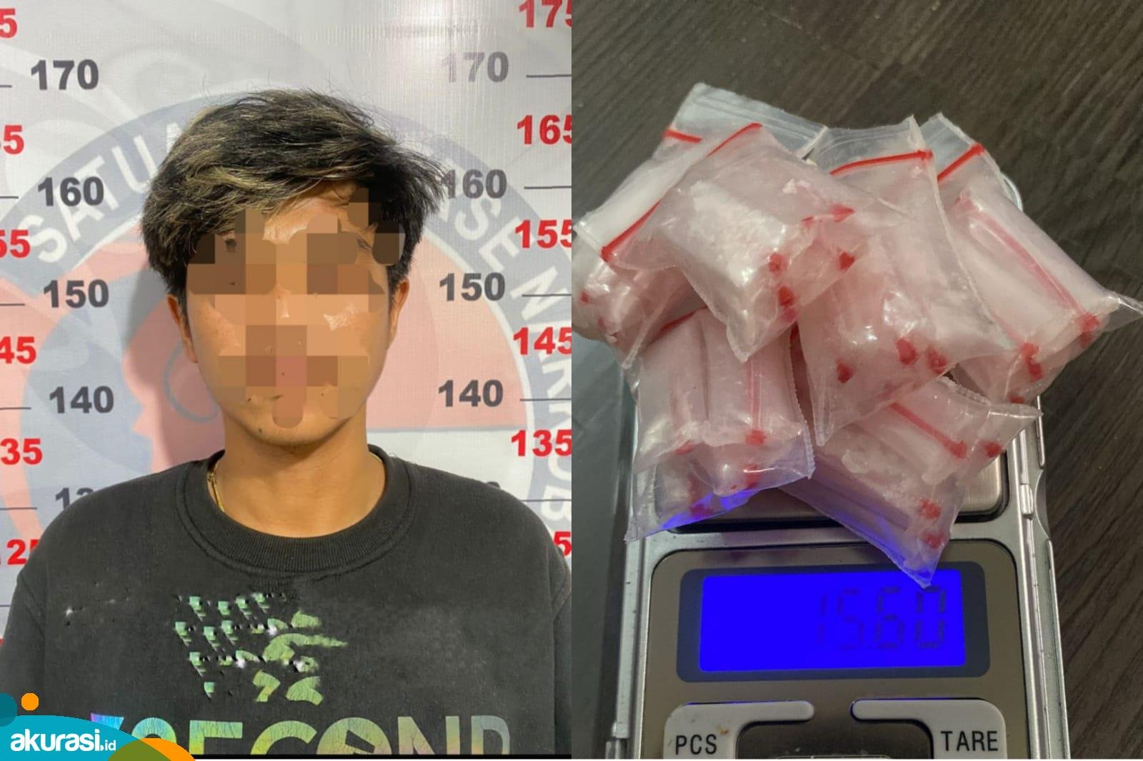 Apes! Baru Keluar Penginapan, Pria Pirang Asal Kutim Diringkus Polisi