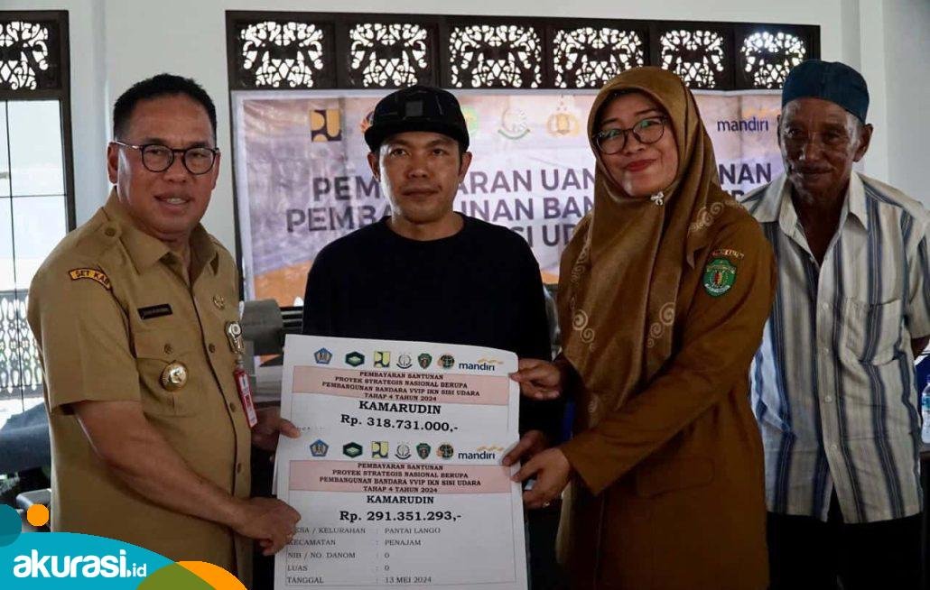 Pj Bupati PPU Hadiri Penyerahan Ganti Rugi Masyarakat Terdampak Pembangunan Bandara VVIP IKN