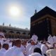 Ilustrasi jemaah mengikuti haji. Cuaca panas di Makkah menjadi salah satu tantangan terbesar bagi jemaah haji. (duaistanto)