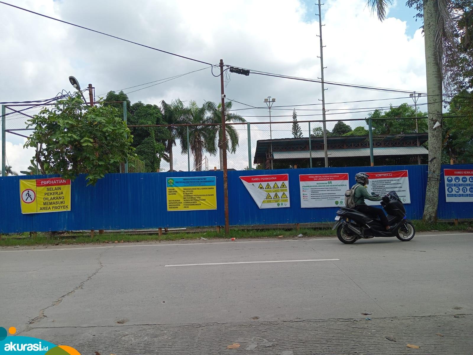 Perbaikan Lapangan Tenis di Jalan Kedondong Samarinda Telan Anggaran Rp1,6 Miliar
