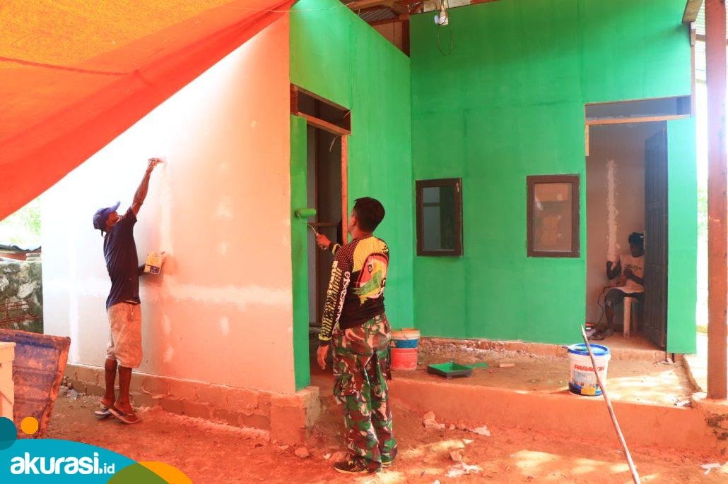 Program Tambahan RTLH TMMD Ke- 120 Bontang Hampir Rampung