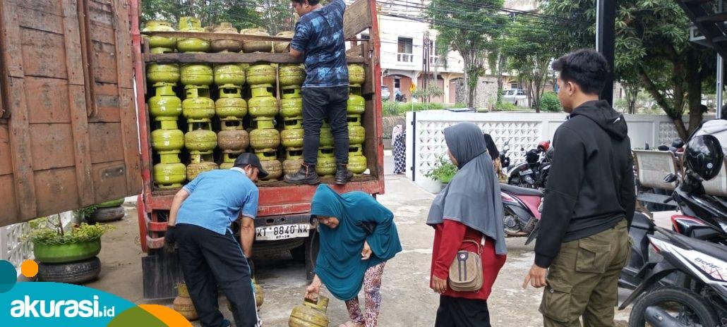 Dijual Rp18 Ribu, Operasi Pasar Gas Elpigi 3 Kilogram Diserbu Warga Samarinda