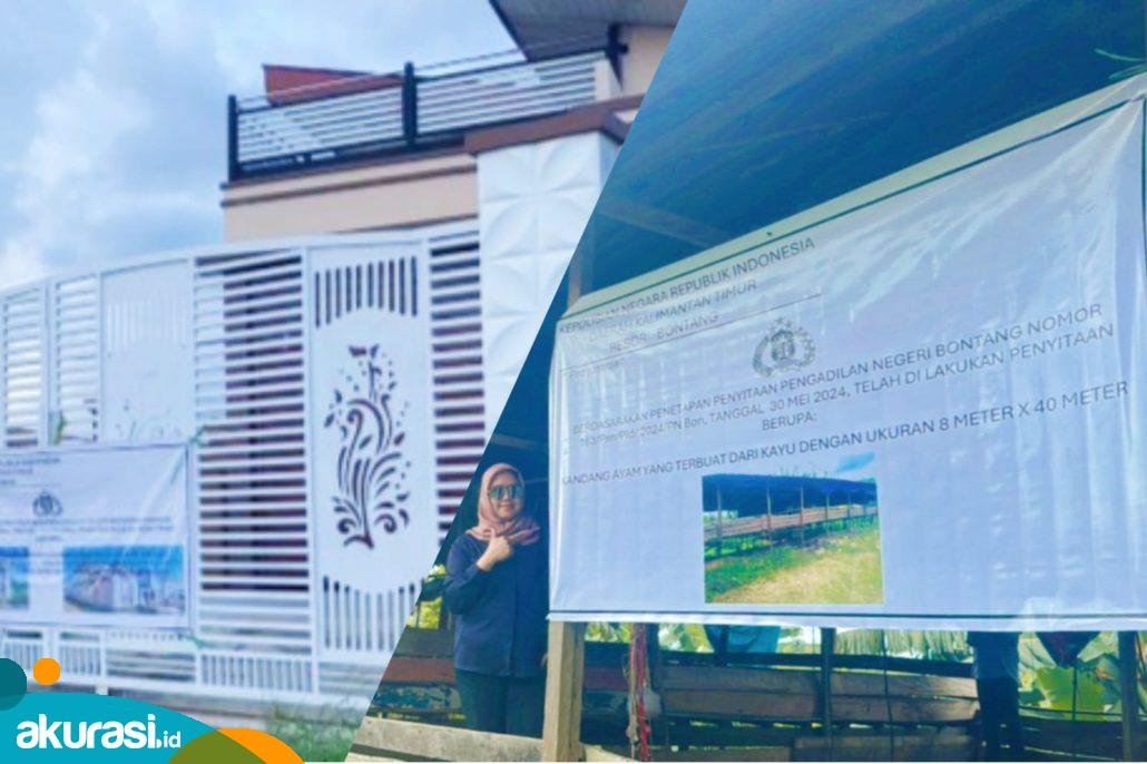 Rumah dan ternak pemilik Apderis Invest disita kepolisian. (Istimewa)