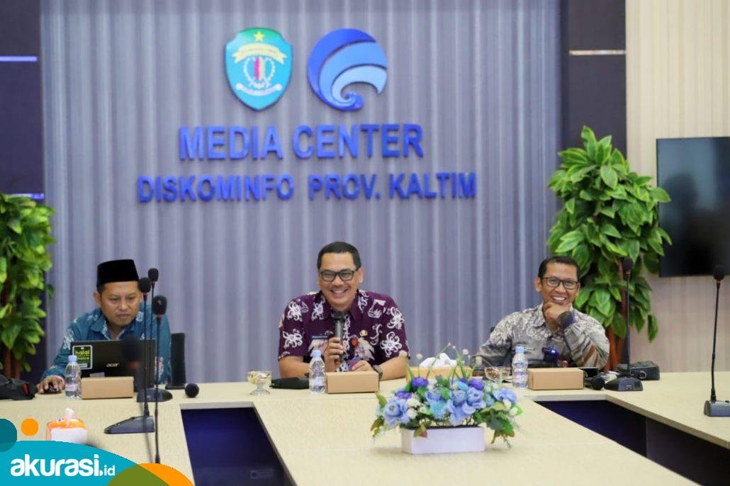 Jumpa Pers yang diinisiasi oleh Diskominfo Kaltim di Jalan Basuki Rahmat, Samarinda, Jumat (9/6/2024). (Dok. Diskominfo Kaltim)