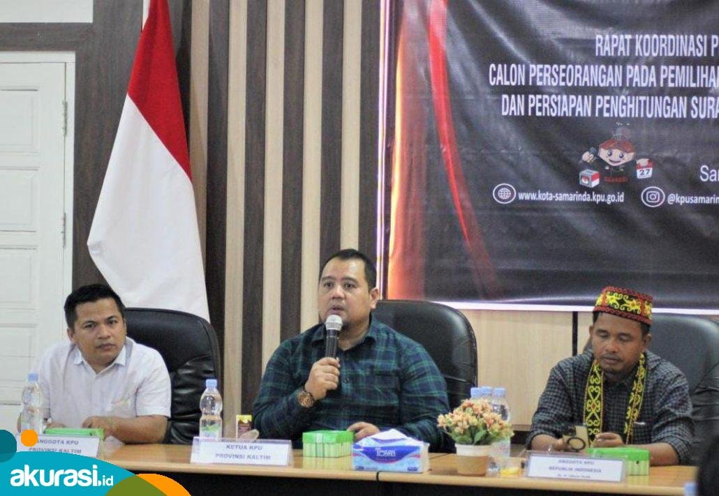 Ketua KPU Kaltim, Fahmi Idris. KPU Kaltim Gelar Perhitungan Suara Ulang. (Istimewa)