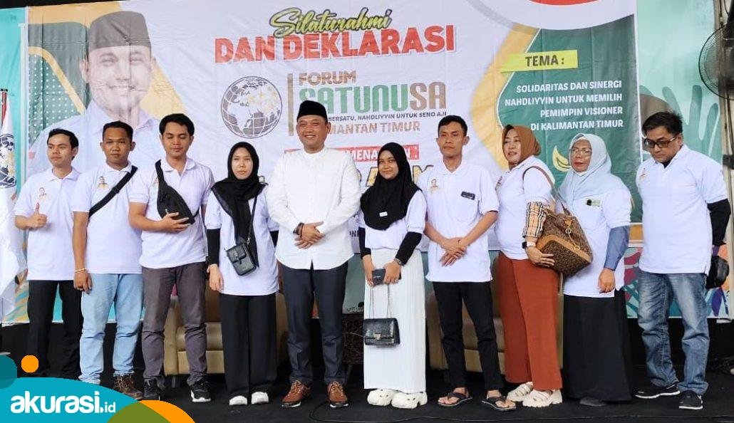 Perkuat Amunisi, Pasangan Rudy Mas'ud - Seno Aji Merapat ke Ormas