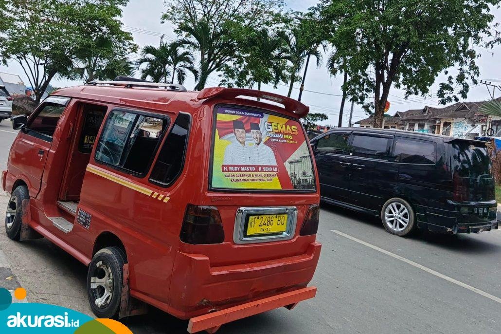 Jelang Pilkada 2024, Dishub Samarinda Bakal Keluarkan Edaran yang Mengatur Pemasangan Stiker pada Angkot